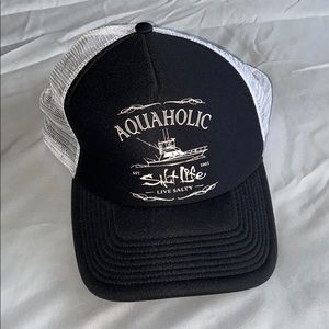 Brand New Salt Life Aquaholic Trucker Hat